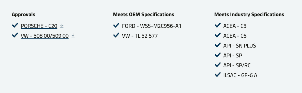 WOLF TAM SENTETİK MOTOR YAĞI OFFICIALTECH 0W20 LL FE 5L - Yedek Parça