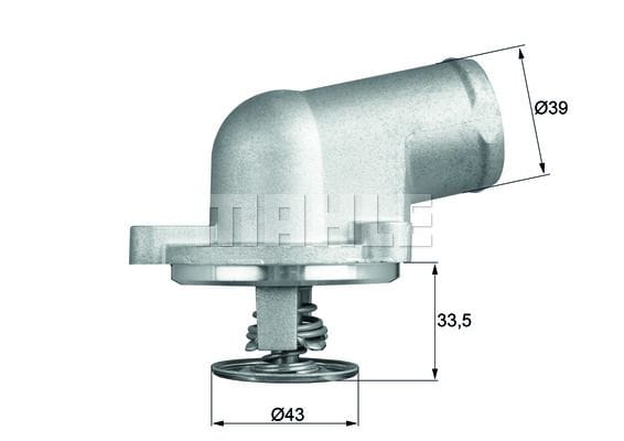 M.BENZ  M111  W203  TERMOSTAT  BORUSUZ  87c   1112001715 - Yedek Parça