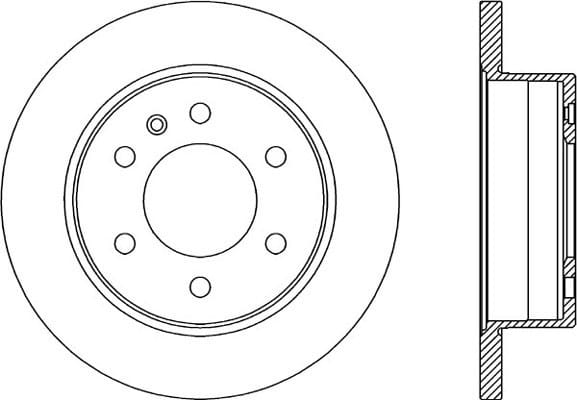 VW CRAFTER SPRİNTER FREN DİSKİ ARKA 2E0615601 - Yedek Parça