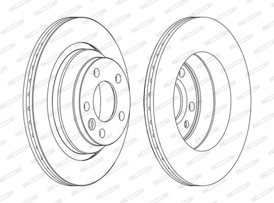 VW TOUAREG Q7 03-08 FREN DİSKİ ARKA 7L6615601G - Yedek Parça