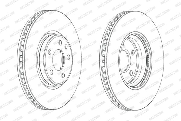 VW A4 A5 A6 08-18 FREN DİSKİ ÖN 8R0615301 - Yedek Parça