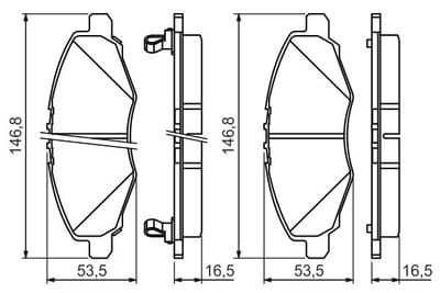 TOYOTA HILUX 05> 15 ÖN FREN BALATASI - Yedek Parça