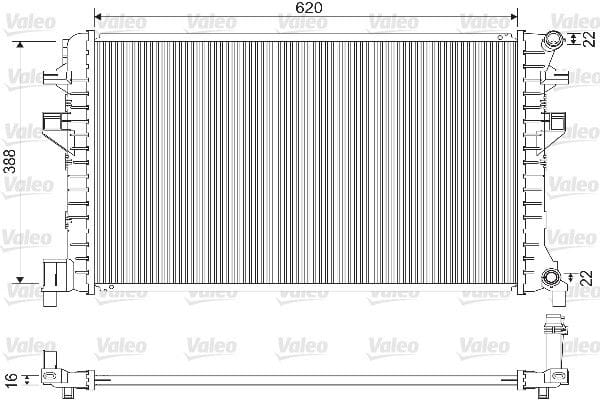 VW GOLFVII PASSAT A3 LEON 1.2-1.4TSI 1.6TDI SU RADYATÖRÜ 5Q0121251GB - Yedek Parça