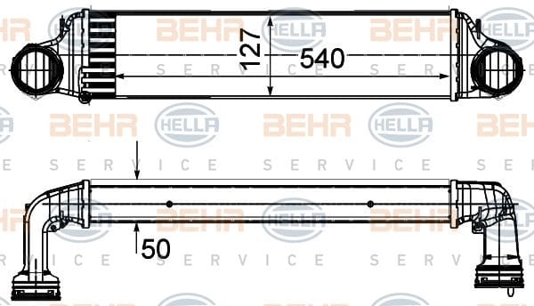BMW E46-E83 İNTERCOOLER 17517793370 - Yedek Parça