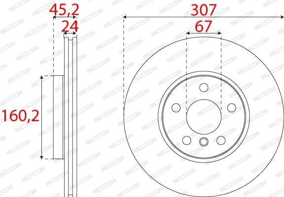 BMW F40-F45 ÖN FREN DİSKİ TAKIM 34116799351 - Yedek Parça