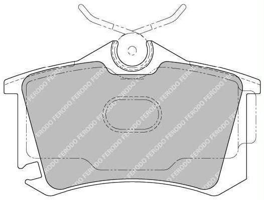 VW GOLFIV-V-VI JETTA FREN BALATASI ARKA 1J0698451 - Yedek Parça