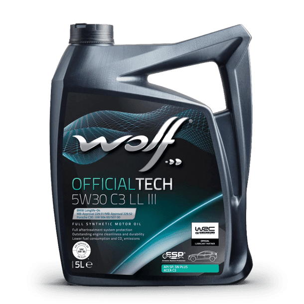 WOLF MOTOR YAĞI OFFICIALTECH 5W30 C3 LL III 205L