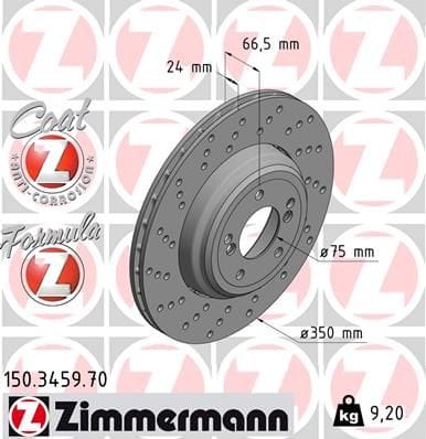 BMW E92-E93 M3 ARKA DİSK SOL 34212283803 - Yedek Parça