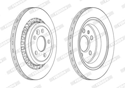 VOLVO XC60 09-17 (302 MM) ARKA FREN DİSKİ 31277357 - Yedek Parça