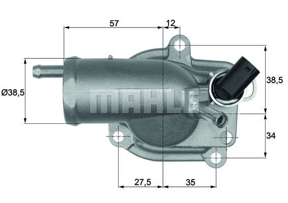 M.BENZ  M611  W202   TERMOSTAT  87c   6112000015 - Yedek Parça