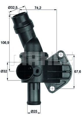 VW A4 PASSAT 2,0 FSİ TERMOSTAT KOMPLE 06F121111G - Yedek Parça