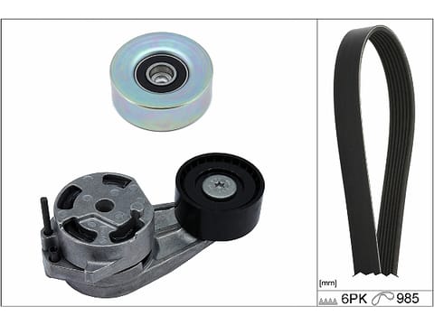 BMW F30 N13 V-KAYIŞ GERGİ SETİ 11287603347 - Yedek Parça