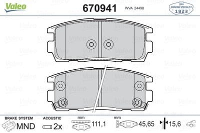 CHEVROLET FREN BALATA ARKA CAPTİVA ANTARA - Yedek Parça