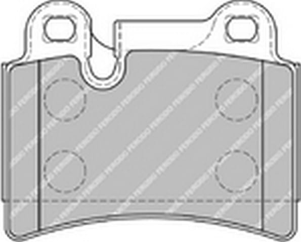 VW TOUAREG  06-10 FREN BALATASI ARKA 7L6698451B - Yedek Parça