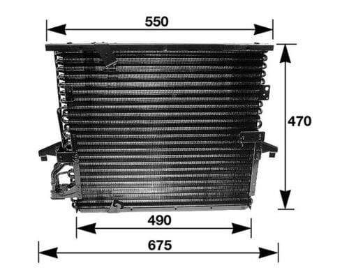 BMW E36 KLİMA RADYATÖRÜ 64538373004 - Yedek Parça