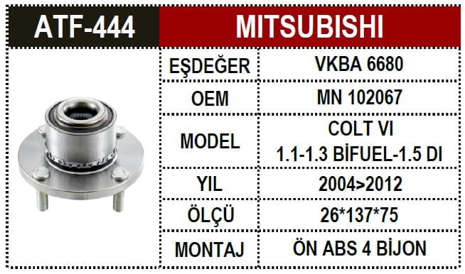 SMART - COLT IV ÖN ABS Lİ PORYA 4 BİJON - Yedek Parça