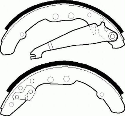 VW CADDYII BALATA KAMPANA ARKA 357698525 - Yedek Parça
