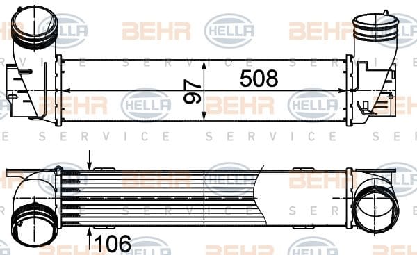 BMW E90 N57 İNTERCOOLER 17517800680 - Yedek Parça