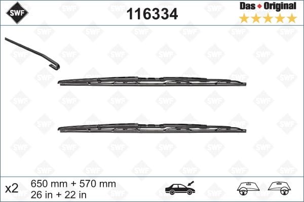 BMW E39 SİLECEK TAKIM 61619070579 - Yedek Parça
