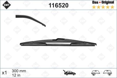M.BENZ W164-169 JAGUAR XF CITROEN FORD FIAT RENAULT ARKA SİLECEK 30CM A1698201745 - Yedek Parça