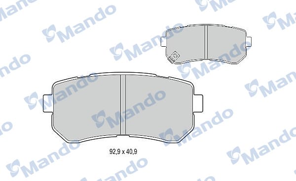 HYUNDAI ACCENT ERA 06> İ20 İ30 CEED RİO 06>CERATO 09>TUSCON 15>İX35 12>SPORTAGE 12>KONA 17>ARKA FREN BALATASI - Yedek Parça