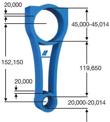 M.BENZ W270.910-W274.910 PİSTON KOLU 2700300820 - Yedek Parça