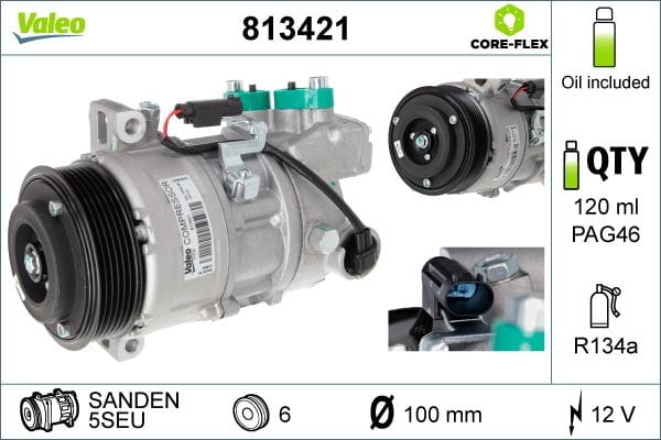 BMW E87-E90 M47N KLİMA KOMPRESÖRÜ 64526987766 - Yedek Parça