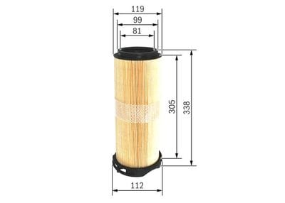 M.BENZ  M646  W204  HAVA FİLTRESİ    6460940204 - Yedek Parça