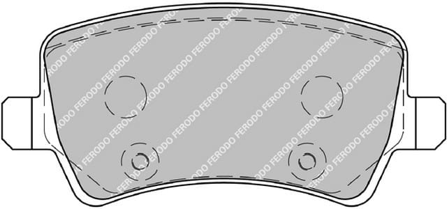 VOLVO S60-S80 CX60 ARKA FREN BALATASI 30671575 - Yedek Parça
