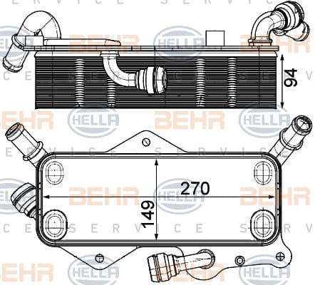 VW A6 ŞANZIMAN YAĞ SOĞUTUCU 4G0317021AG - Yedek Parça