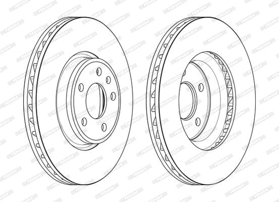 AUDI A4 A5 A6 A7 ÖN FREN DİSK 8W0615301AA - Yedek Parça