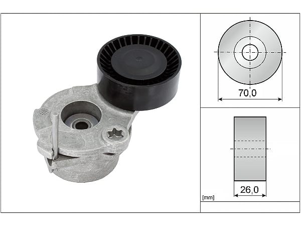 VW V KAYIŞ GERGİSİ TOUREG AUDI A4-A6-Q5-Q7-Q8  059903133AE - Yedek Parça
