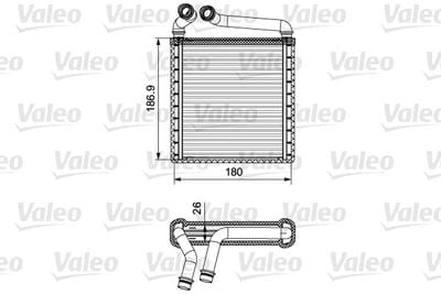 VW PASSAT GOLFVI KALORİFER RADYATÖRÜ 3C0819031 - Yedek Parça