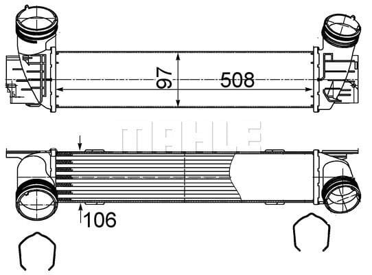 BMW E87-E90 İNTERCOOLER 17517798788 - Yedek Parça