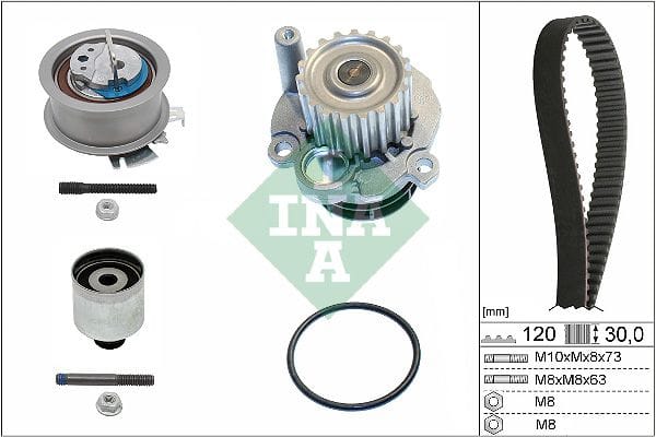 VW GOLF V BORA 1.9 2.0 TDI 120 DİŞ TRİGER SETİ + DEVİRDAİM 038109119L - Yedek Parça