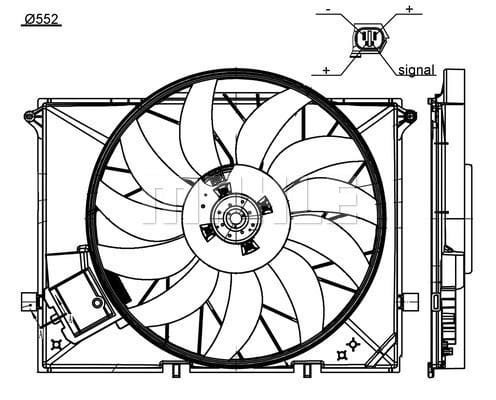 M.BENZ  W220  FAN MOTORU  2205000293 - Yedek Parça