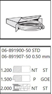 VW A4 1,8 TFSİ SEGMAN STD (1,2 1,5 2) 06J198151 - Yedek Parça