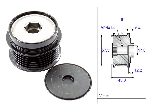 JEEP CHEROKEE KJ 01-08 ALTERNATÖR RULMANI - Yedek Parça