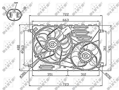 FREELANDER 2 (2.2 TD4) MOTOR FANI KOMPLE LR011905 - Yedek Parça