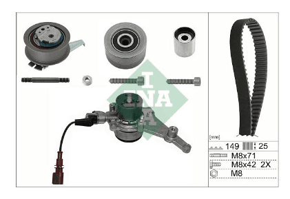 VW GOLF VIII-PASSAT-CADDY 2.0 TDI TRİGER SETİ + ELEKTRİKLİ DEVİRDAİM 05L109119A-05L121011E - Yedek Parça