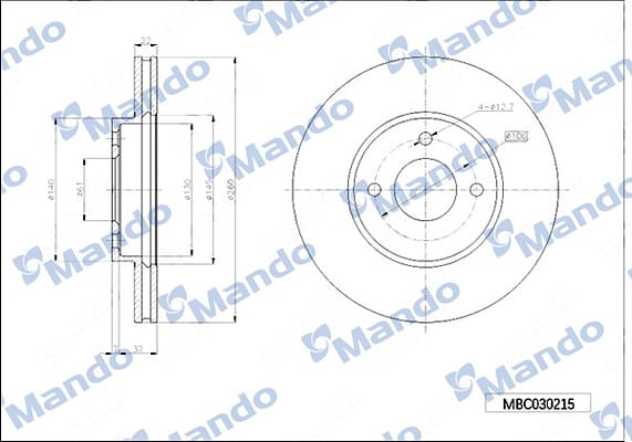 NISSAN MICRA 11-15 NOTE 13-15 ÖN FREN DİSKİ HAVALI 260-4 - Yedek Parça