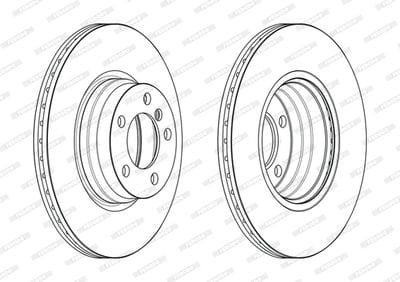 BMW F22-F30-F32 ÖN FREN DİSK 34116792221 TAKIM - Yedek Parça