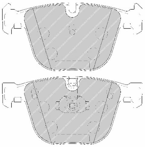BMW E60-E65-E70 ARKA BALATA 34216790966 - Yedek Parça