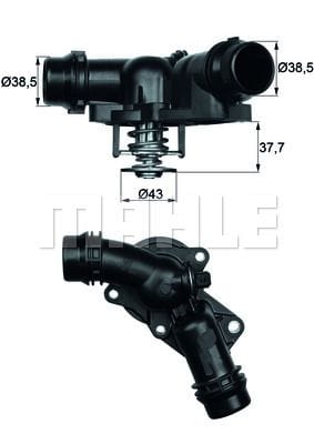 BMW M52-M54 TERMOSTAT 11537509227 - Yedek Parça