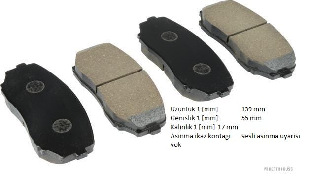 MAZDA CX 7 > 14 MITSUBISHI L200-SU 20> ÖN FREN BALATASI ADM54297 - Yedek Parça