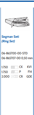 RANGE SPORT 3.0d SEGMAN 1,75x1,75x2  84mm - Yedek Parça