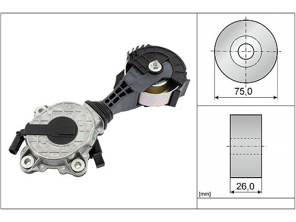 BMW N13-N20 V KAYIŞ GERGİSİ KOMPLE 11287598832 - Yedek Parça