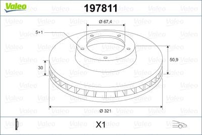 OPEL FREN DİSK ÖN 17 İNC İNSİGNİA - Yedek Parça