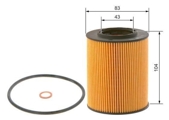 BMW E36-E39-E38-E60 M52-M54 YAĞ FİLTRESİ 1740534 - Yedek Parça