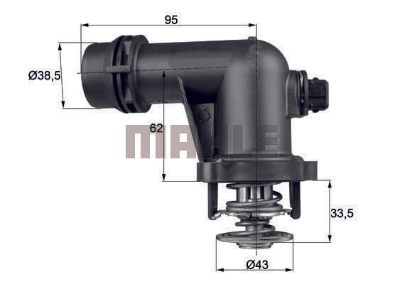 BMW E46 M43 TERMOSTAT 11531437085 - Yedek Parça
